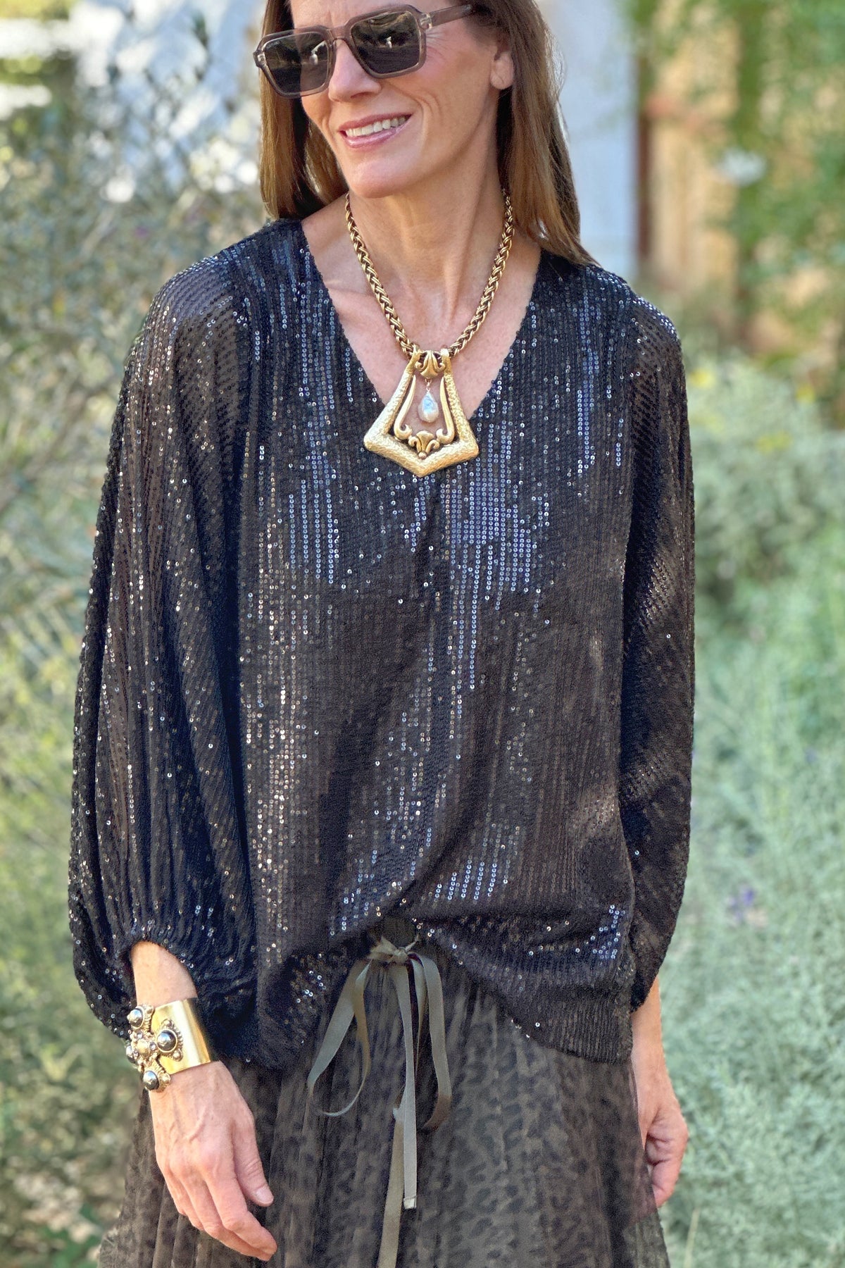 GIOTTO SEQUIN TOP